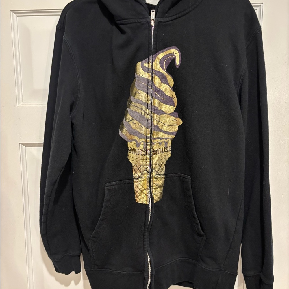 Black Ice Cream Graphic Hoodie